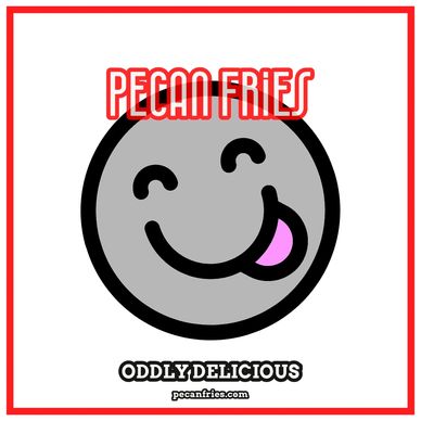 Pecan Fries Music Oddly Delicious Album Cover Artwork Smiling Tonuge