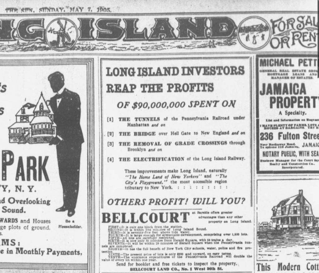 Long Island Investors Reap the Profits
May 7, 1905
The Sun
