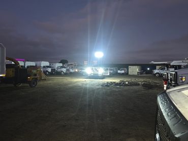 Even in the late hours, we are equipped to deploy multiple machines and personnel to efficiently ser