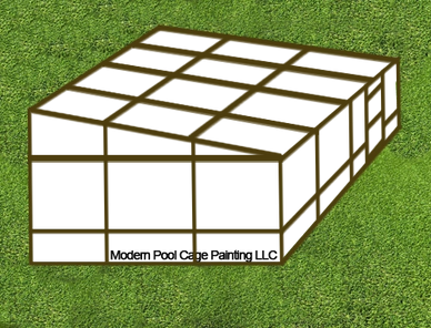 Sloped Pool Cage style.