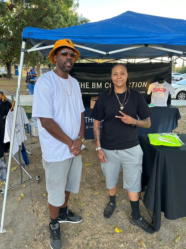 The BM Collection clothing company at 2nd Annual Carson Community Day