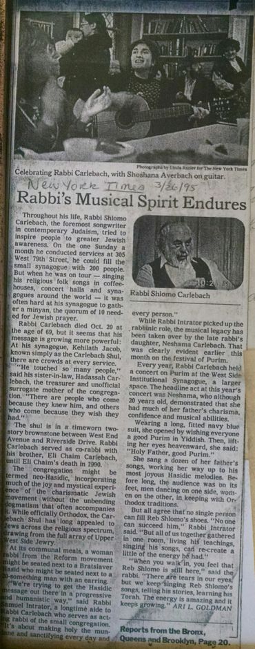 Musical Spirit Endures news article