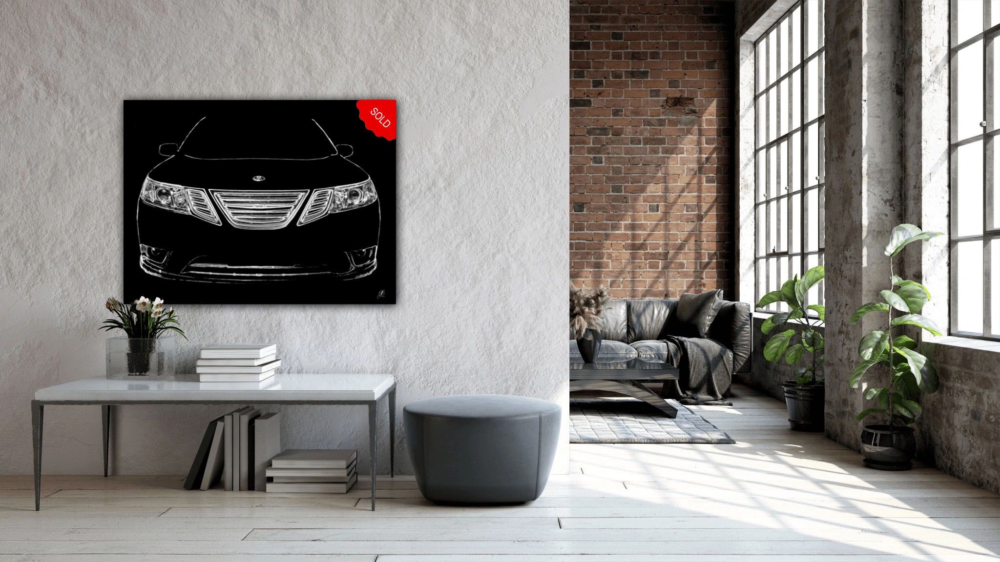 Commissioned Art: SAAB by Australian Artist Jen Bennett