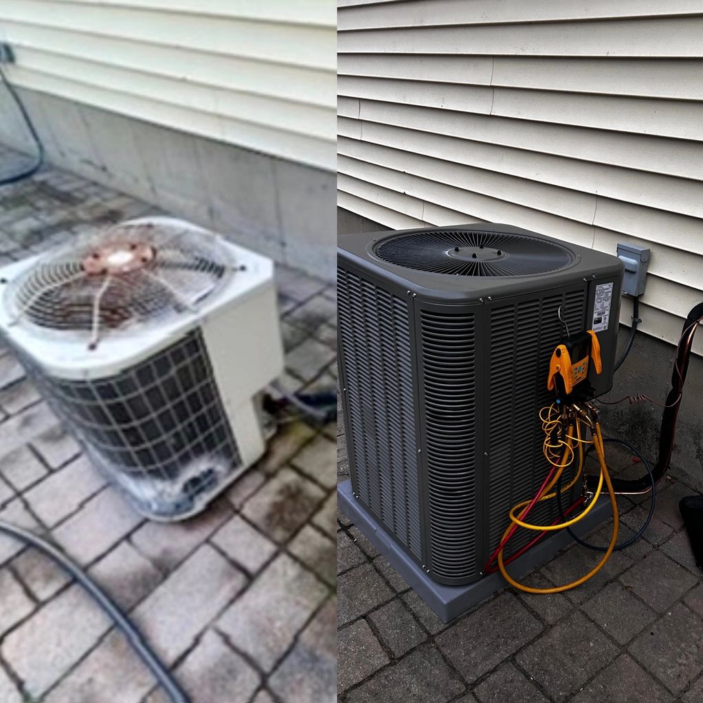 A/C units can corrode on the exterior over time, leading to efficiency decay and leaks.