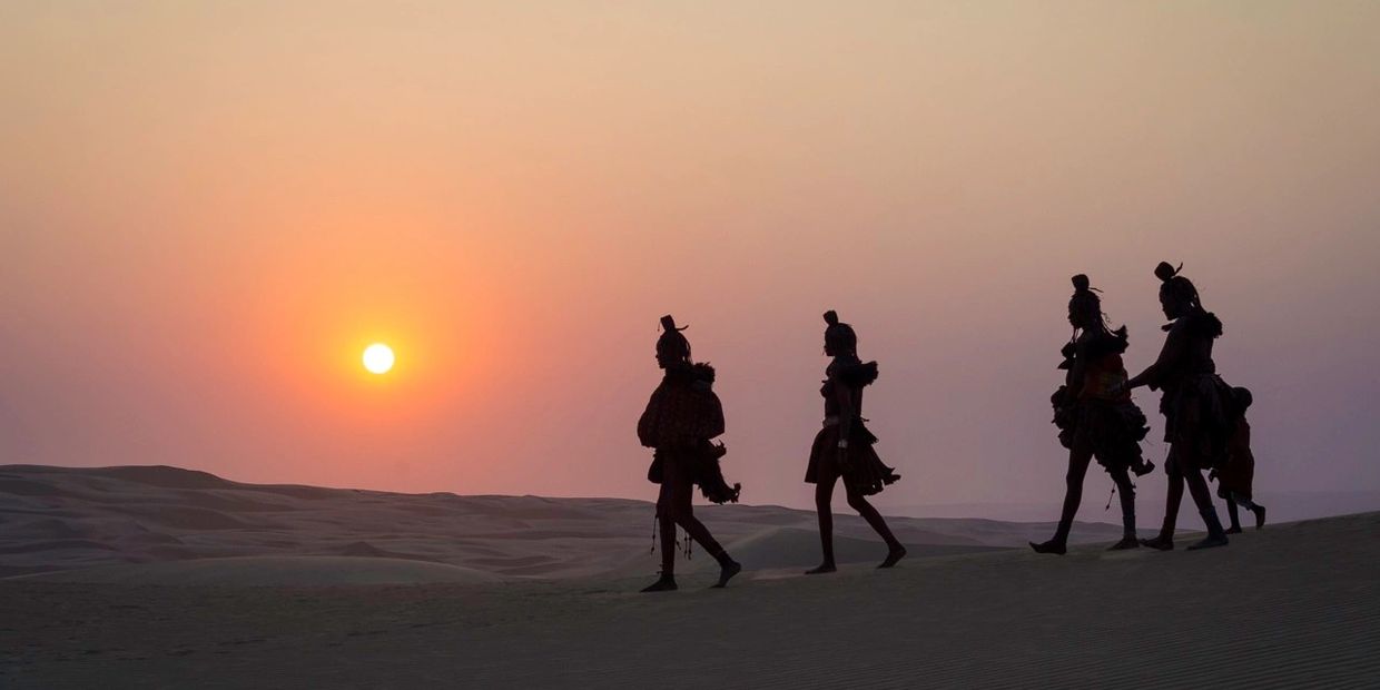 Himba tribe in the Kaokoveld in the Kunene Region