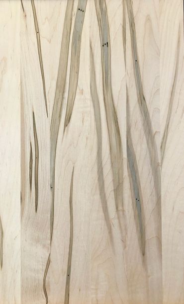 Wormy Maple Flat Sawn Random Width - Solid Wood Sample