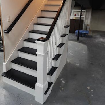 Turn that boring stairwell into a Timeless Touch finish!