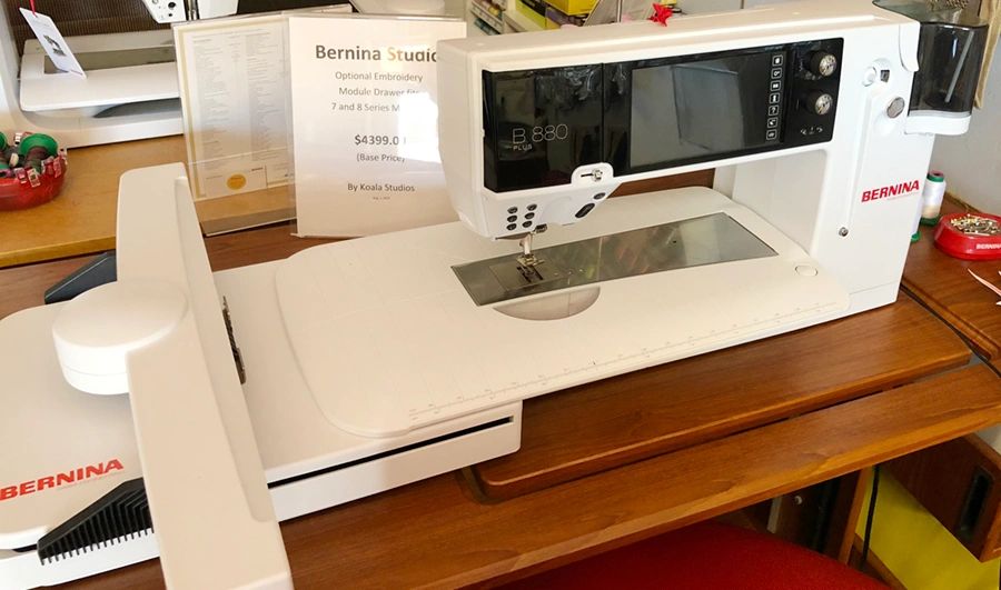 BERNINA 880 PLUS: The ultimate in sewing, embroidery and quilting