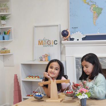 “In the child’s hands, a balance scale becomes a tool for thinking, not just weighing.”