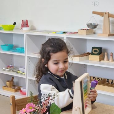 “Learning to count through play and purpose.”
Math made meaningful, one bead at a time.