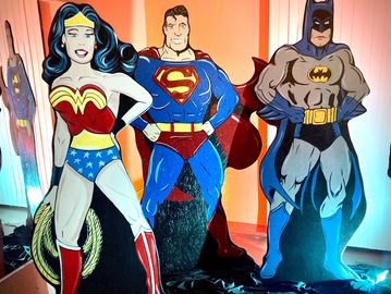 DC Super Heros Superman, Wonder Woman, Batman and more to come.