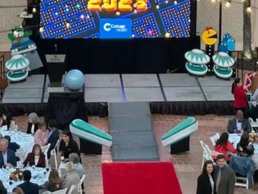 Arcade and Pinball props and event decorations