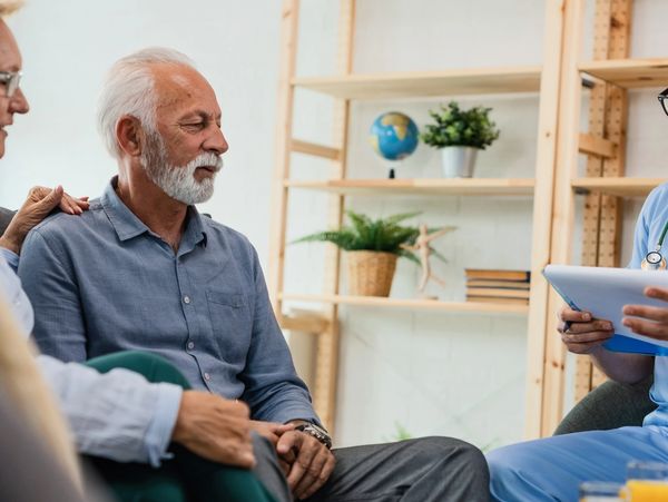 Elderly patients receive healthcare in Georgetown, KY