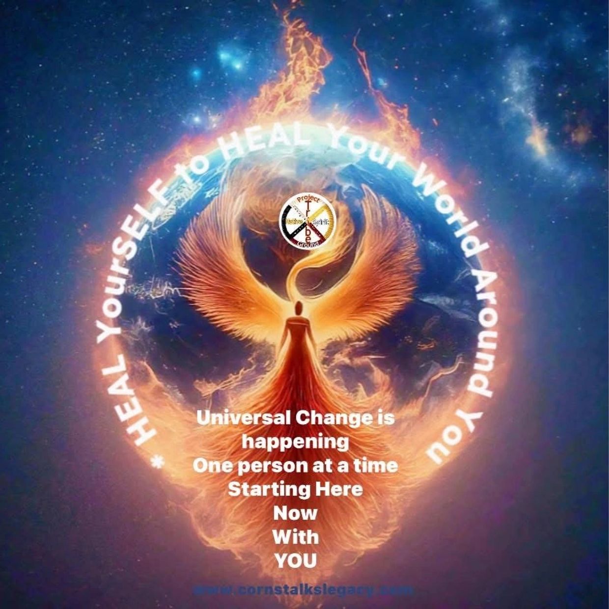 Phoenix rising heal yourself to heal your world around you on the native spirit path