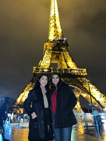 My sister and I in Paris