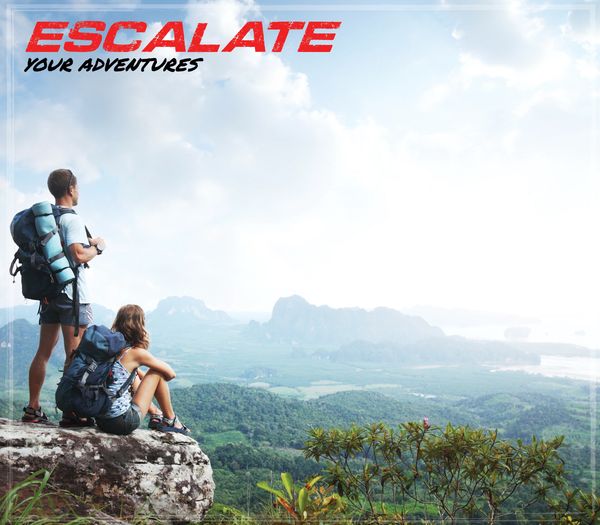 An outdoor immersive scene  to be  printed onto Slat wall slatz