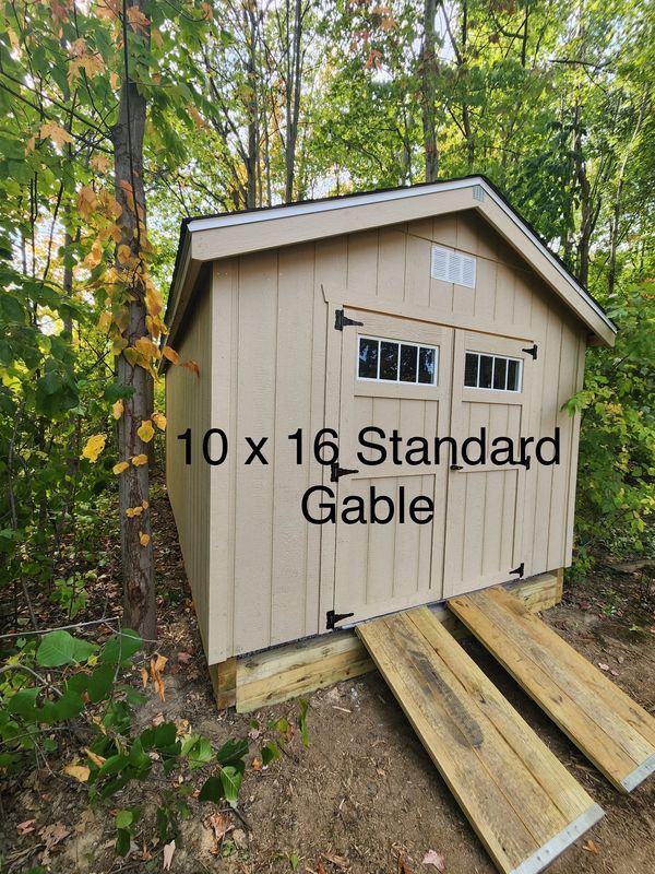 10 x 16 Standard Gable Shed
Standard Gable Sheds Middlefield Ohio
Buckeye Structures
Sheds