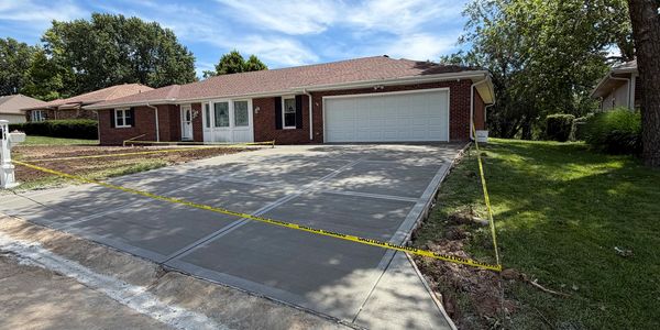 Concrete driveway replacement Kansas city
