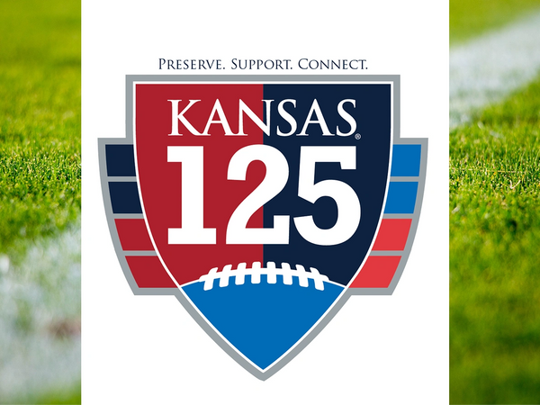 Kansas Football 125 Years logo design