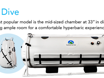 Most Popular Mild Hyperbaric Chamber AirMed Hyperbarics Summit to Sea Vertical Hyperbaric Chamber