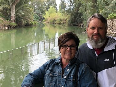 Jordan River baptismal site near Tiberius, Isreal