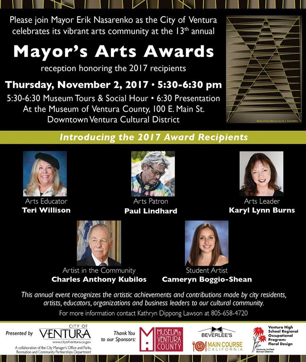 Paul Lindhard. Mayor's Arts Awards