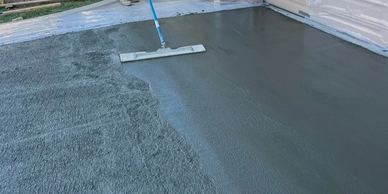 smoothing concrete driveway 