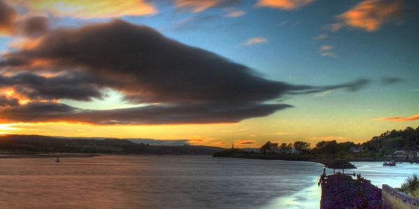 Sunset at Bowling Harbour