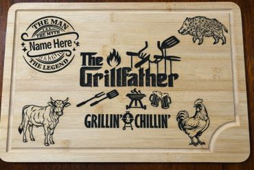 12 X 18 Bamboo Cutting Board
Custom Laser Engraved
$30.00