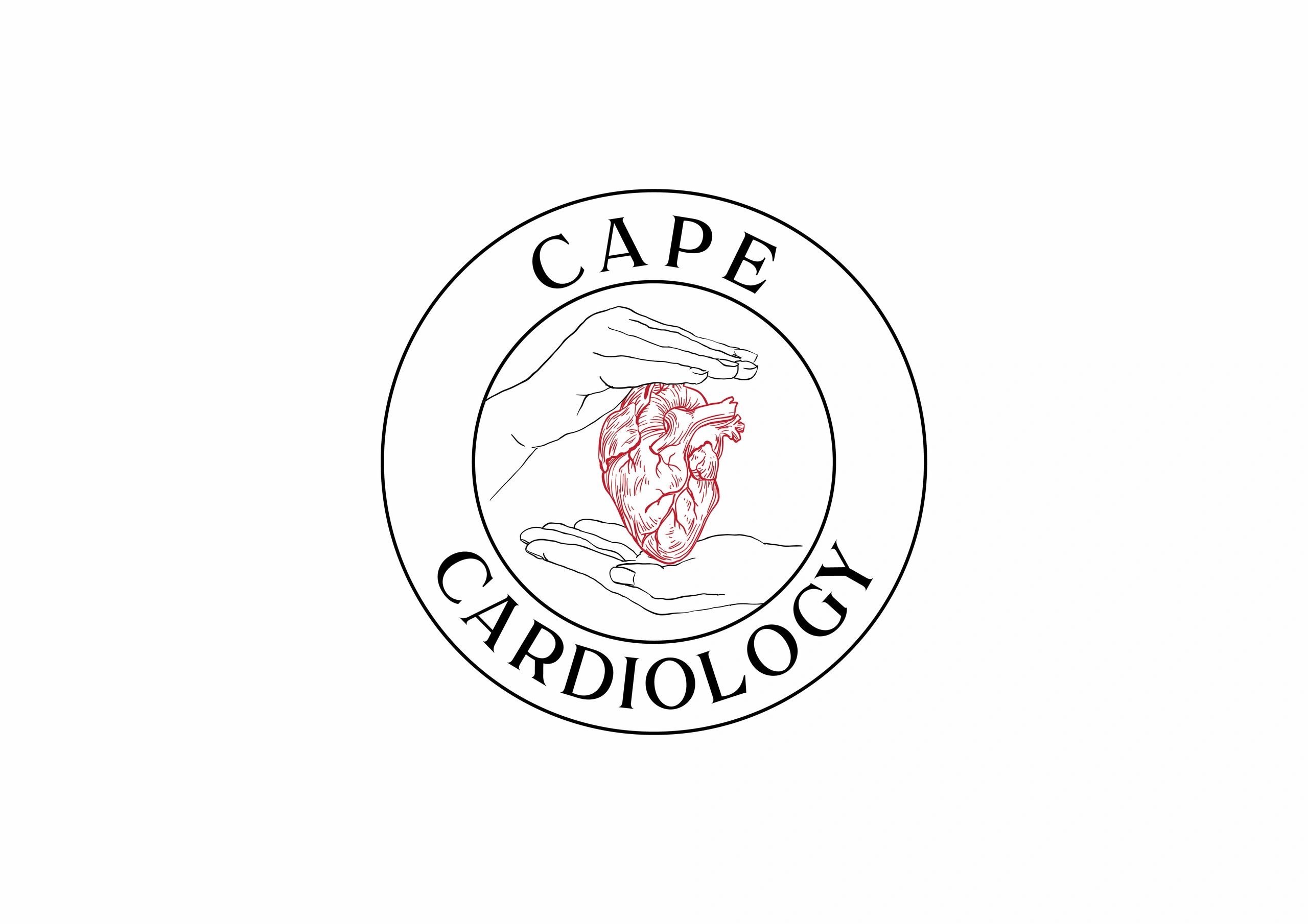 This is our logo. We like to think we have your heart and cardiovascular health in our hands.
