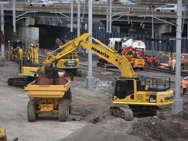 Rail work Wet Hire Articulated Dump Truck