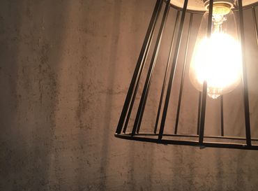 Micro cement textural wall covering also available in micro cement smooth.