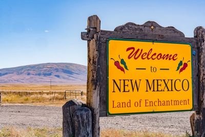 Welcome to New Mexico Sign