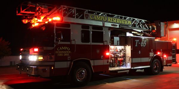 The Campo Reservation Fire Protection District serves the Campo, La Posta, Manzanita, and Ewiiaapaay