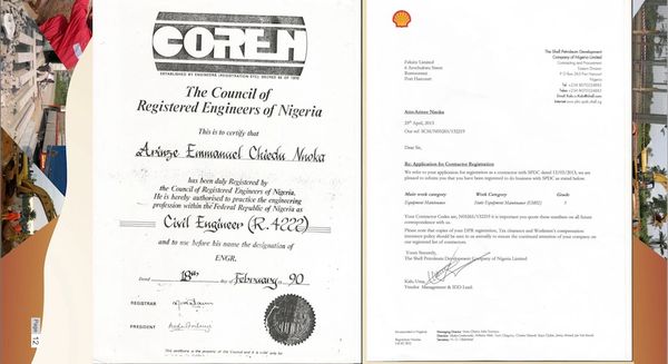 COREN-Council of registered Nigerian Engineers.