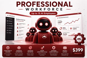 Professional Workforce AI platform with advanced automation for scaling businesses