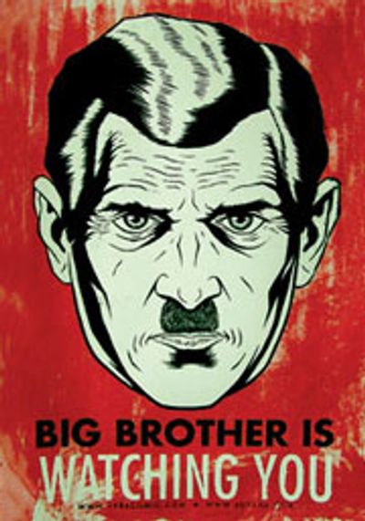 1984, nineteen eighty four, big brother, george orwell, orwellian, dystopia, v for vendetta