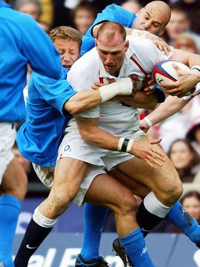 Lee Child pictured rugby player Lawrence Dallaglio as a close physical proximation to Reacher.