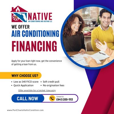 Air Conditioning Financing by Native Air Conditioning and Heating