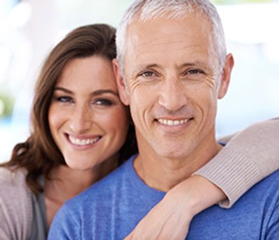 Couple with optimized hormone balance with hormone experts Tracy Blusewicz and MD Katherine Coley