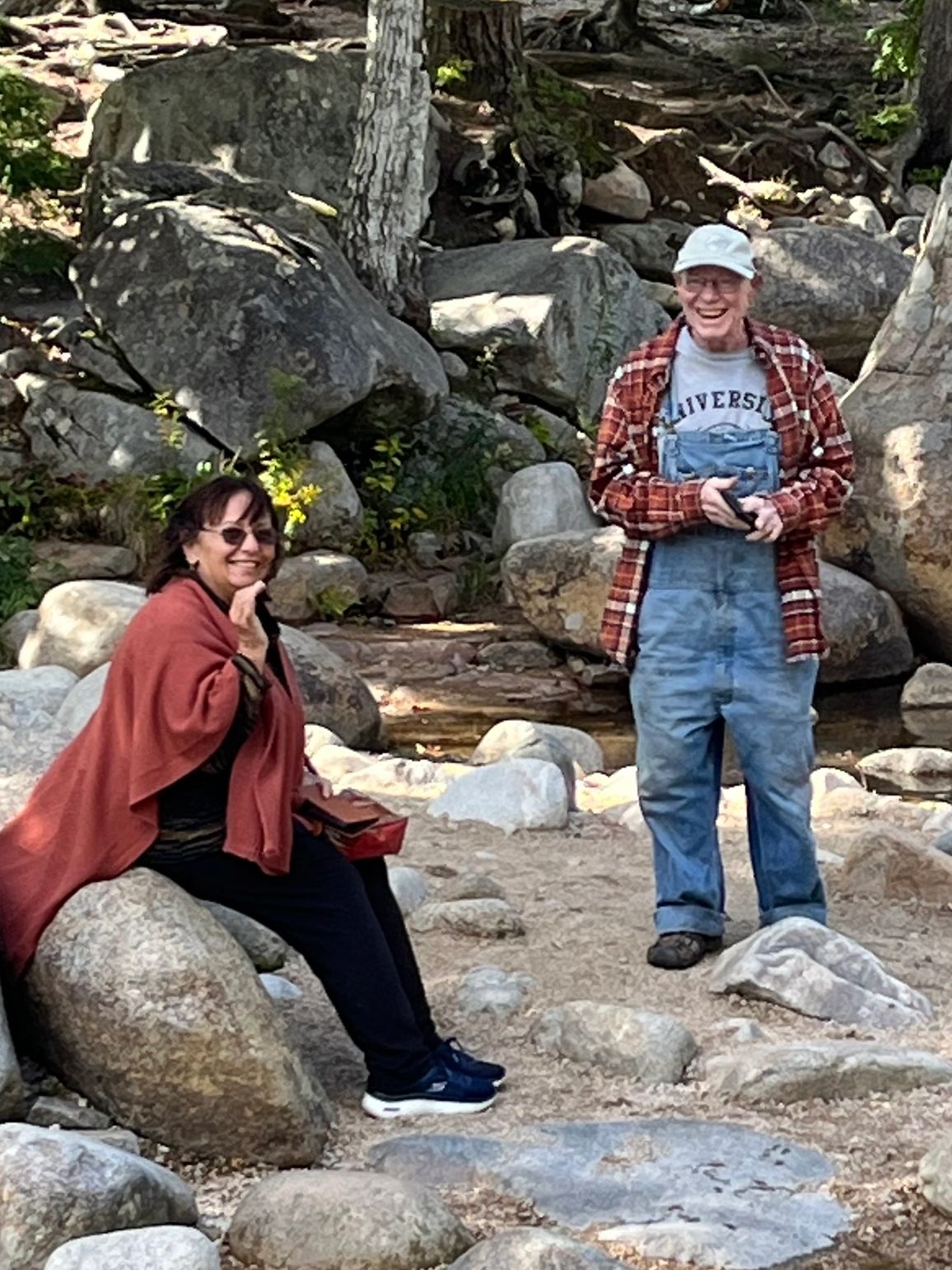 Rosemarie and Ron Cravens, owners of the studio creating handcrafted sterling silver jewelry