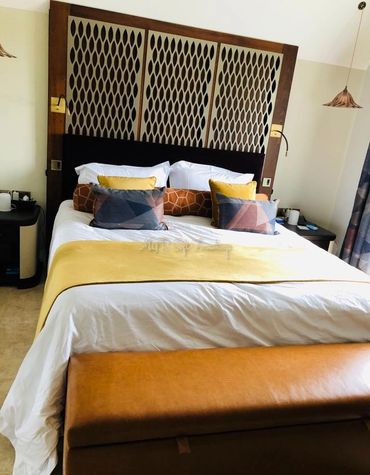 Bedroom Cushions and matching throw