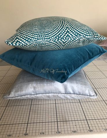 Cushions on Workroom Table