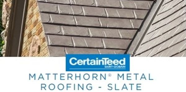 Certainteed Matterhorn Metal Roofing Slate