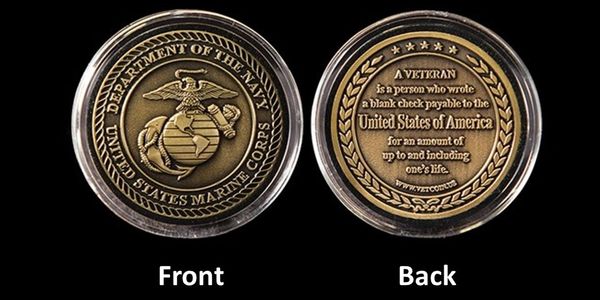 Your Veteran Coin of choice can be encased in a high quality, hard protective acrylic case for safek