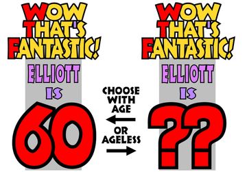 Funny translation of WTF on a lawn card for a 60th birthday