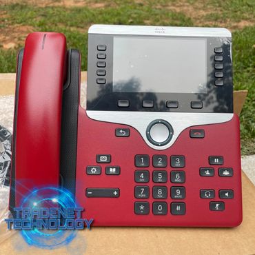 CP-8800 Telephone VoIP Cisco Tradenet Technology Refurbished Custom Color Telecommunications