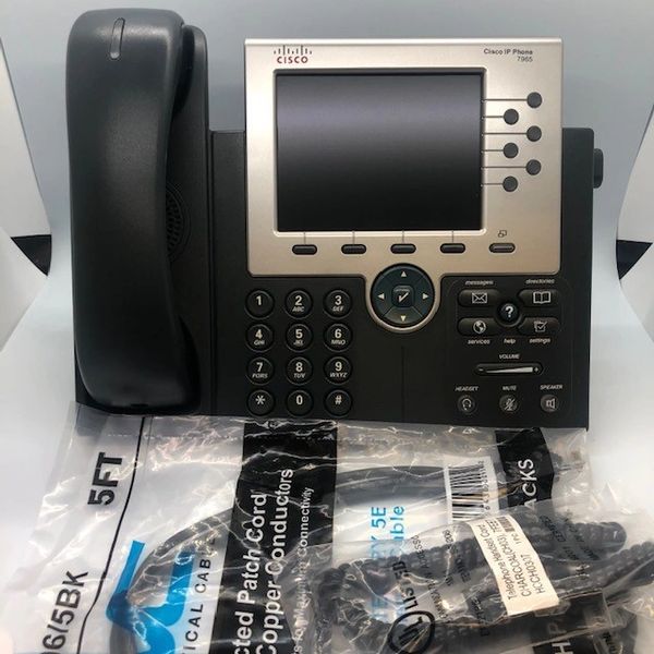 Cisco Telecommunications VoIP Telephone 7900 Series Custom Color Refurbished Grade A CP-7965G