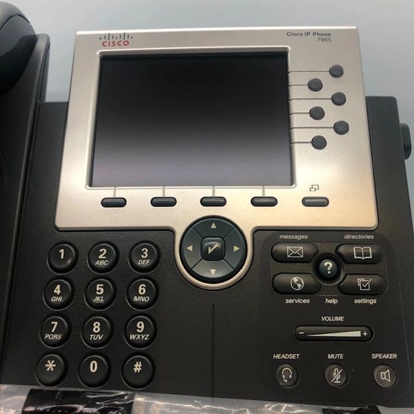 Cisco Telecommunications VoIP Telephone 7900 Series CP-7965G Grade A Refurbished NEW