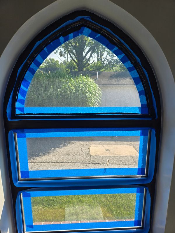 Window tinting services providing added  safety for churches and loved ones using 3M Security Film.